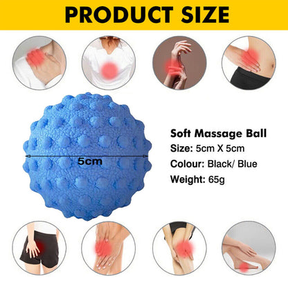 1-5x Spiky Massage Ball Roller Trigger Point Therapy Stress Yoga Reflexology Gym