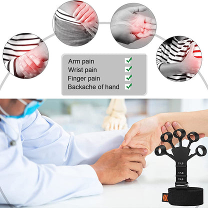 Gripster Grip Strengthener Finger Stretcher Hand Grip Trainer Fitness Training