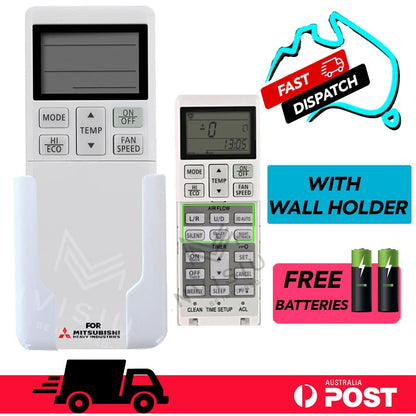 Mitsubishi Heavy Industries Air Conditioner Remote for RLA502A700L + WALL HOLDER