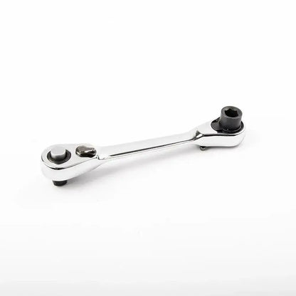 Mini Treble 1/4 Ratchet Wrench Double Ended Quick Socket Ratchet Wrench Screwdri