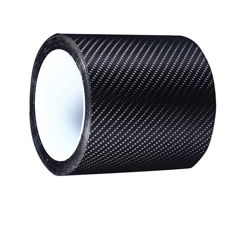 10CM*5M Carbon Fiber Car Sticker Door Sill Scuff Anti-Scratch Tape Protector Ki