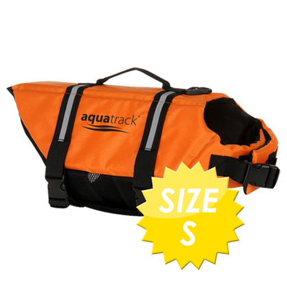 AQUATRACK DOG LIFEJACKET - PET PFD ORANGE SAFETY LIFE JACKET VEST BUOYANCY FLOAT