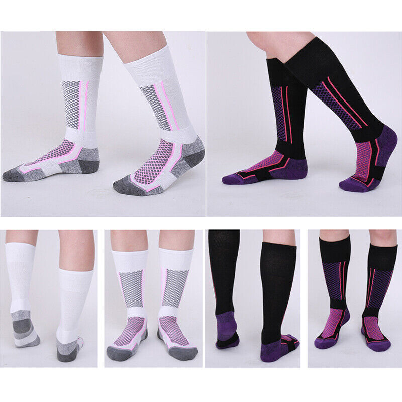 Men Women Long Warm Breathable Ski Socks Thicken Winter Sports Socks AU Stock