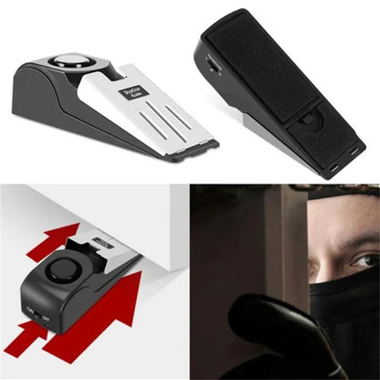 1-4PCS Door Stop Alarm Wireless Home Travel Security Portable Safety Wedge Alert