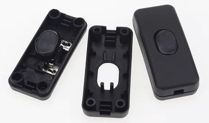 5 x 12V INLINE ON / OFF BLACK ROCKER SWITCH LAMP SPOT LIGHT INLINE CARAVAN