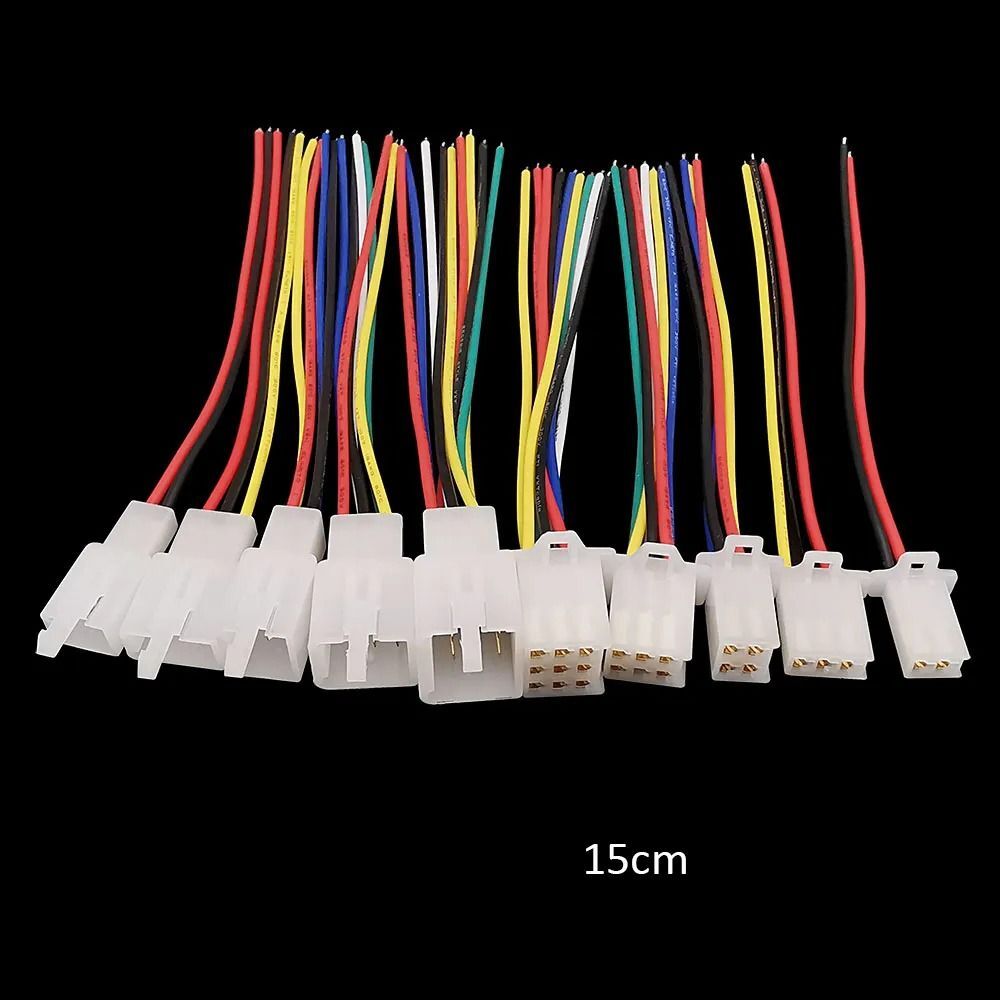 2/3/4/6/9 Pin Automotive Electrical Wire Connector Motorcycle Ebike Car