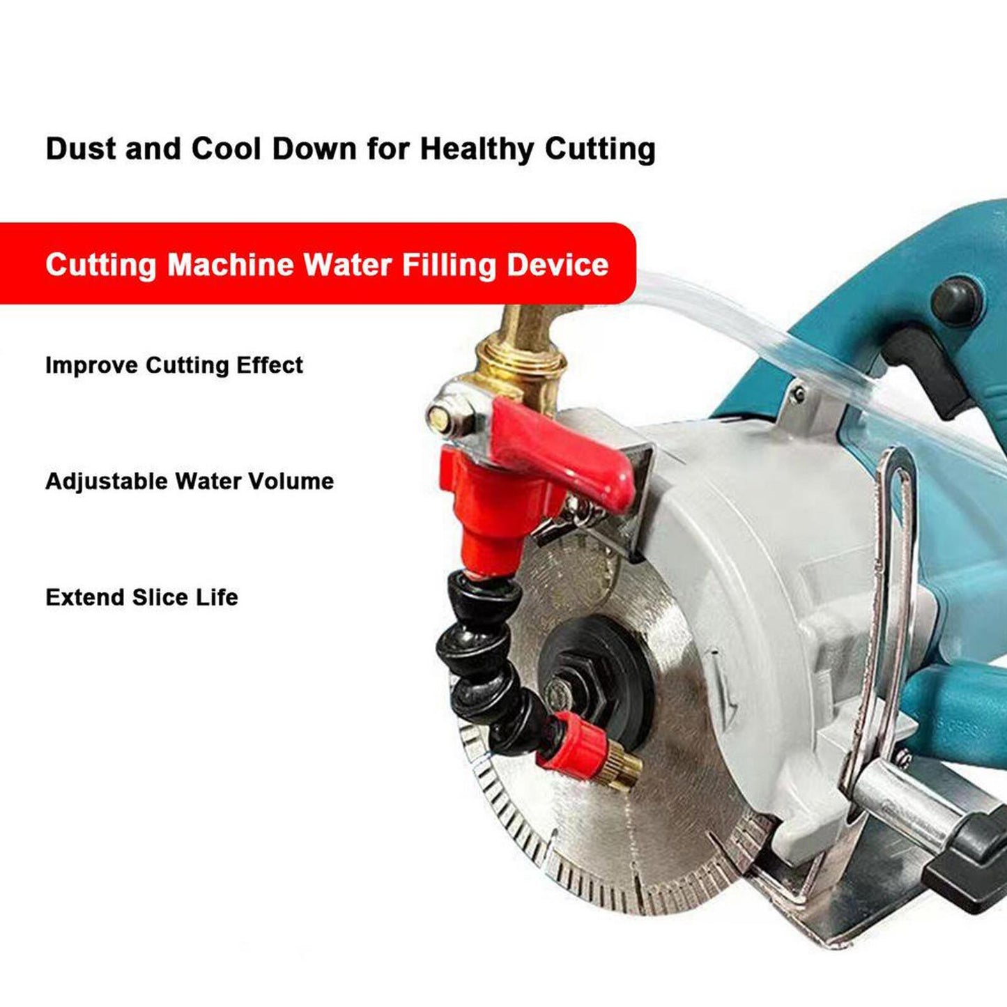 Universal Tile Cutting Machine High-speed Coolant Misting for Marble Brick Tile