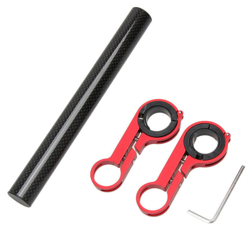 Double Mountain Bike Handlebar Extender Extension Bicycle Mount Bracket HolderAU