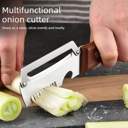 Stainless Steel Vegetable Peeler Wooden Handle Fruit Potato Slicer Kitchen Tool
