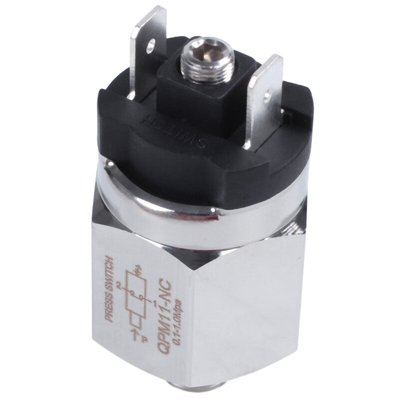 1/8" 1/4" Adjustable Diaphragm QPM11-NO NC Pressure Switch Wire External Thread