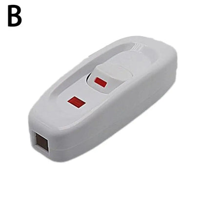 1x 240V 10A Inline ON/OFF Button Switch for Table Lamp Desk Light Cord Cable