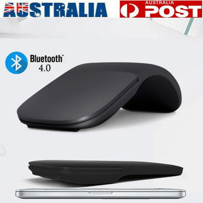 Bluetooth 4.0 Silent Folding Wireless Arc Touch Mouse Mice For PC Laptop Mac AU