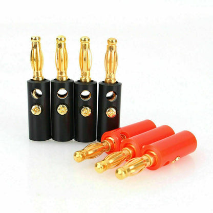 Speakers Accessories Wire Cable Connector Speaker Plugs Banana Plugs Audio Jack