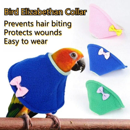 Elizabeth Circle Bird Plush Collar Parrot Elizabeth Ring Bird Protection Supply