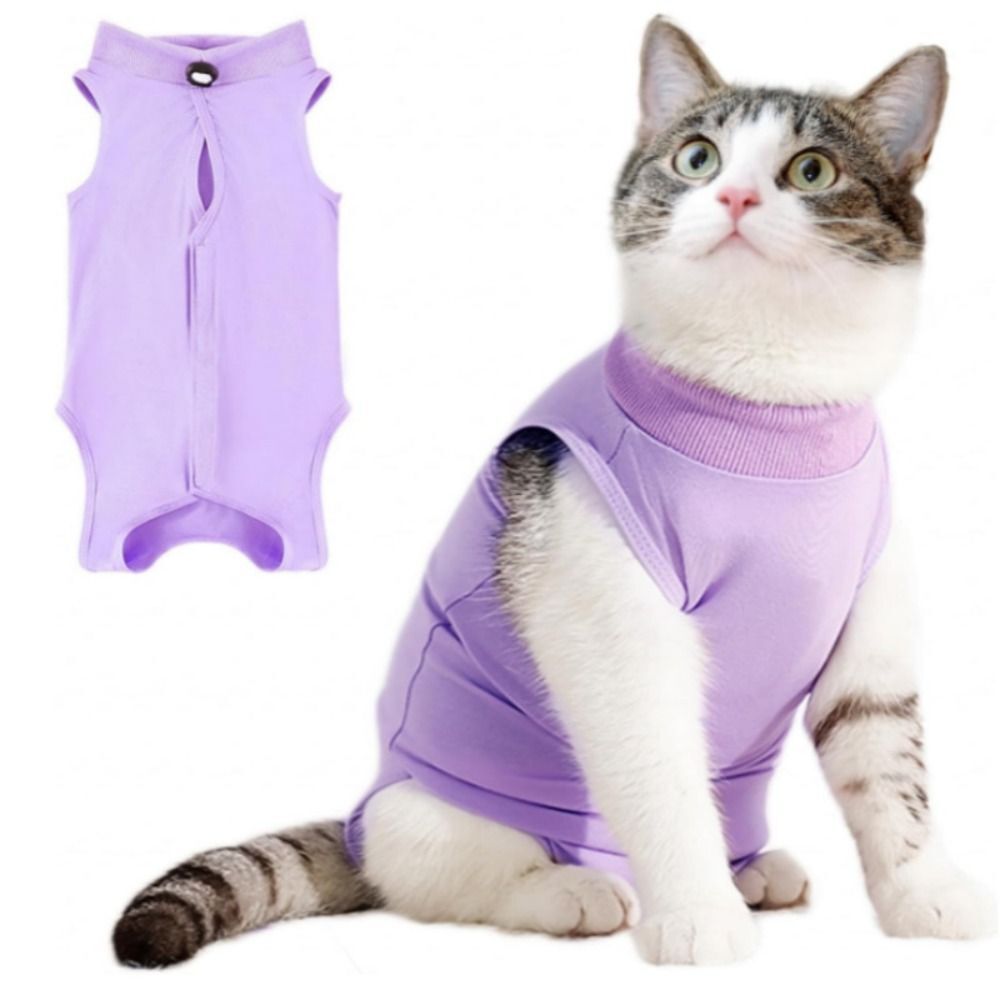 Jumpsuit Kitten Recovery Clothes Anti-licking Cat Sterilization Suit  For Pet