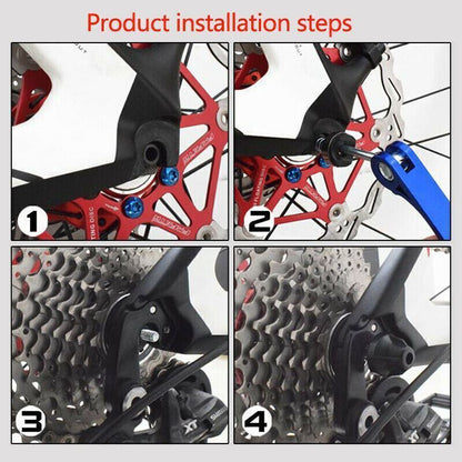 MTB Road Bicycle Bike Wheel Hub Skewer Front Rear Quick Release Axle