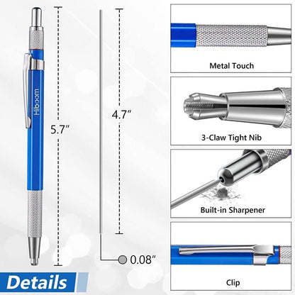 26 Pcs Marker Welders Pencil Metal Mechanical Pencils  Woodworking