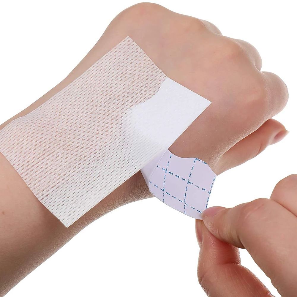 Soft Breathable Non-Woven Tape Antibacterial Adhesive Wound Fixation Bandage 10M