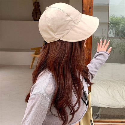 Wide Brim Sun Hat Ponytail Bucket Hat Summer Quick-drying Visors  Men Women