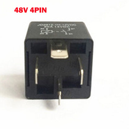 5x 12/24/48V Automotive Relay Socket 40A 4/5 Pin Bracket Auto Quick Connect NEW