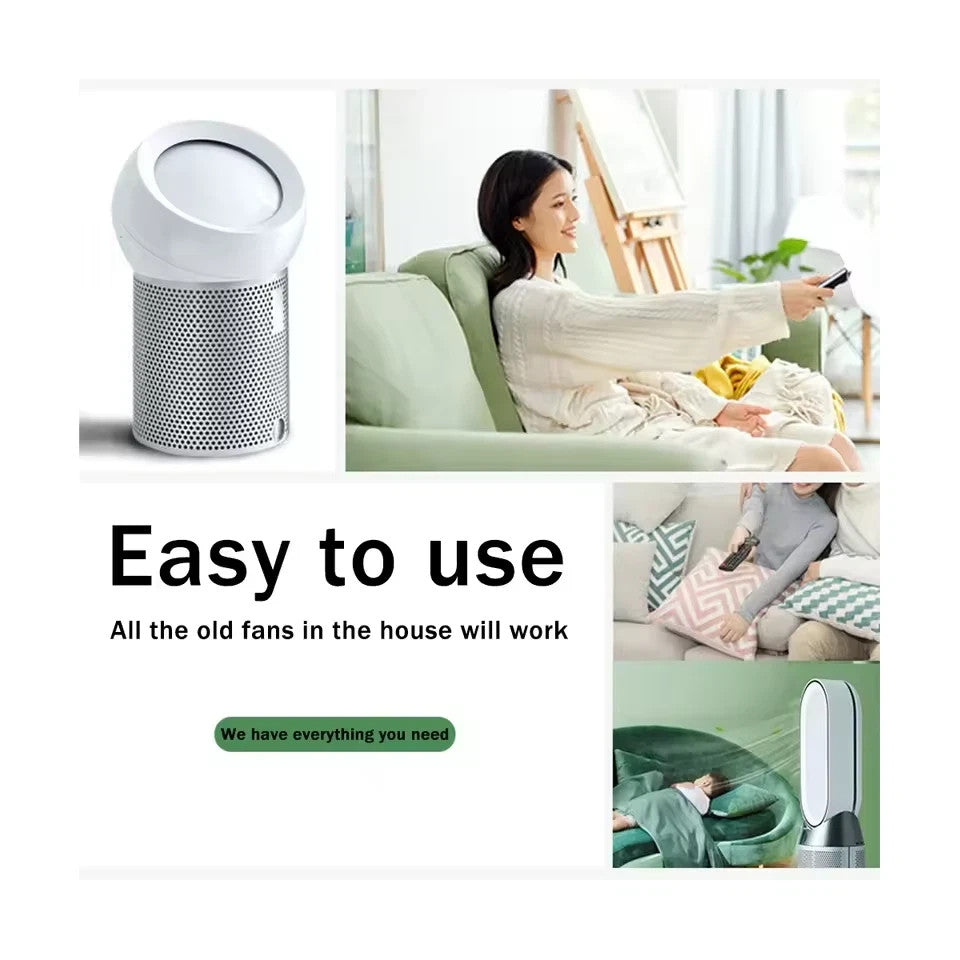 Replacement Compatible with Dyson Hot + Cool Heater Tower Fan AM09 Remote Control 966538-01
