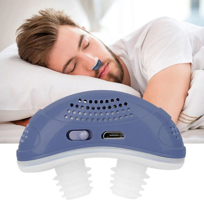 Anti Snoring Device Mini Electric CPAP Noise Sleep Apnea Stop Snore Aid Stopper