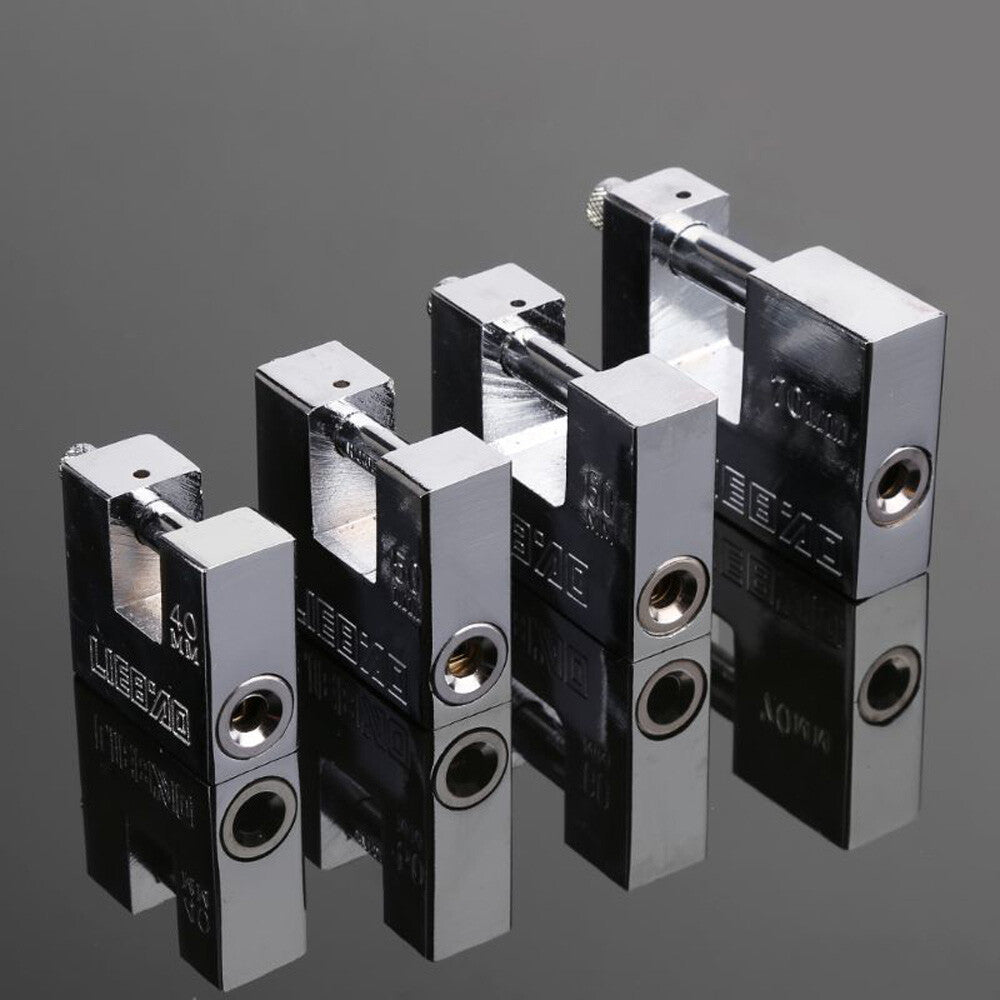 Heavy Duty Anti Rust Shutter Padlock With 3 Keys High Security Shackle Lock