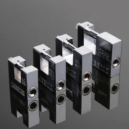 Heavy Duty Anti Rust Shutter Padlock With 3 Keys High Security Shackle Lock