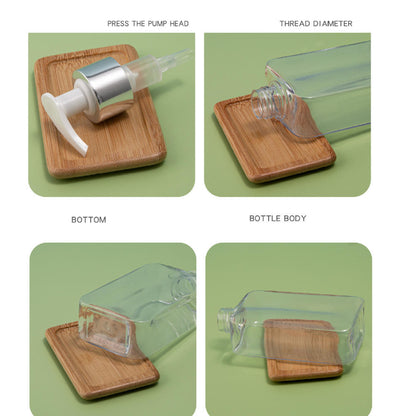 200/300ML Empty Pump Dispenser Bottles Lotion Shampoo Soap Dispenser Bathroom
