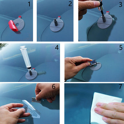 Car Windscreen Repair Kit Crack Chip Resin Window Glass Recovery Tool Auto DIY