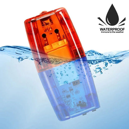 Waterproof Clip-on Warning Light Compatible with Sanitation and Patrol Workers