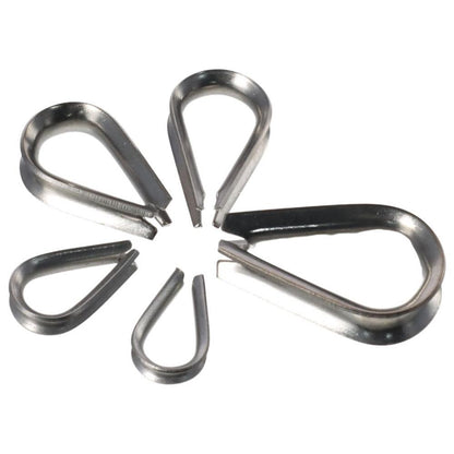 10pcs 1.5-12mm Rope Thimble Rigging Thimbles Ring Clamp  Rope Connecting Head