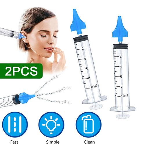HOT AU Ear Cleaning Irrigation Kit Ear Wax Removal Tool Water Washing Syringe
