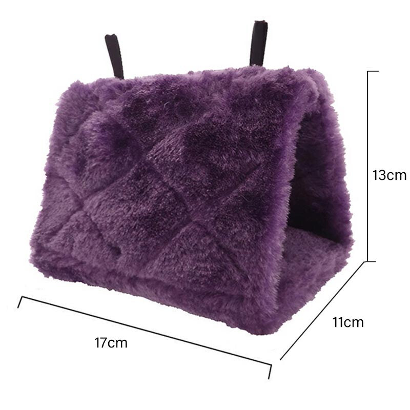 Warm Hammock Hanging Cage Bed for Parrot Budgie Parakeet Bird Hut Tent hammock