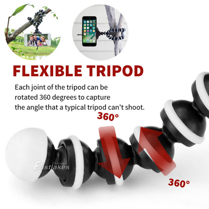 Flexible Octopus Tripod Stand Gorilla Pod Compatible with Universal Phone GoPro Camera DSLR