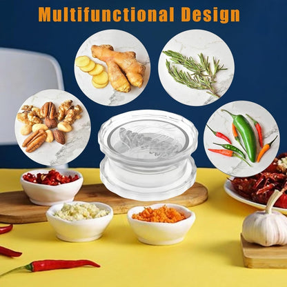 Clear Manual Garlic Twister & Ginger Mincer Tool