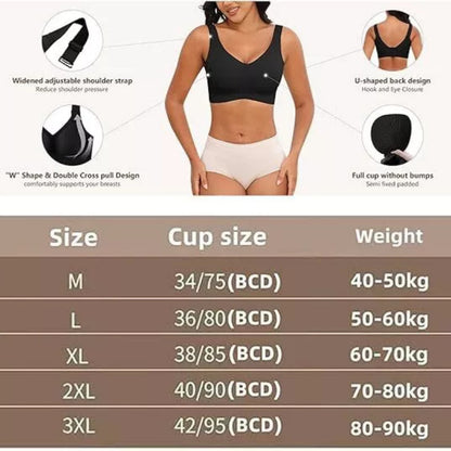 Women's Orthopedic Anti-Sagging Bra Posture Correcting Breathable Push up Bras