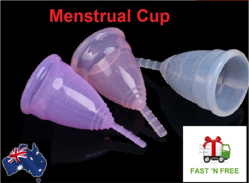Menstrual Cup Medical Grade Soft Silicone Moon Lady Period Hygiene Reusabl Cups