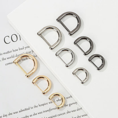 Detachable Bag Strap Accessories Open Screw D Ring Buckle Clasp Screw D Buckle
