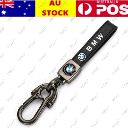 BMW Keyring Keychain Leather Metal Car Key Ring Chain Brand Car Decro 01012