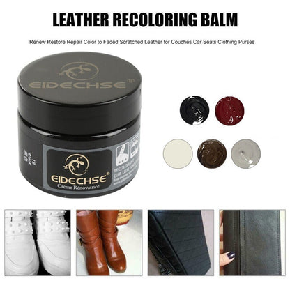 Advanced Leather Repair Gel Kit Filler Restore Car Seat Sofa Scratch Rips Holes – Compatible with Seat