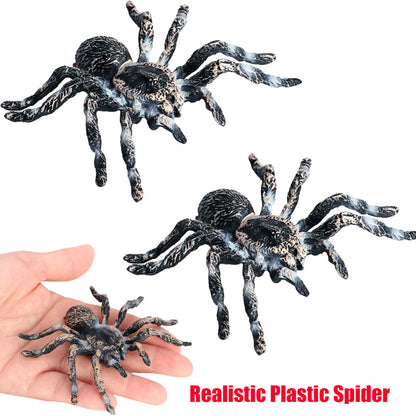 3/5PC Prank Spider Realistic Plastic Fake Insect Gag Joke Toy Halloween Props AU