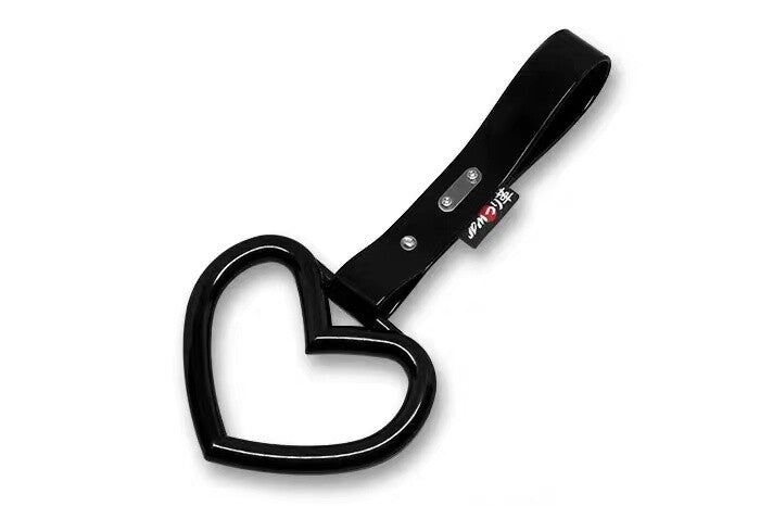 JDM TSURIKAWA BLACK HEART HANDLE STRAP DRIFT TOYOTA 86 HONDA CIVIC SUBARU BRZ