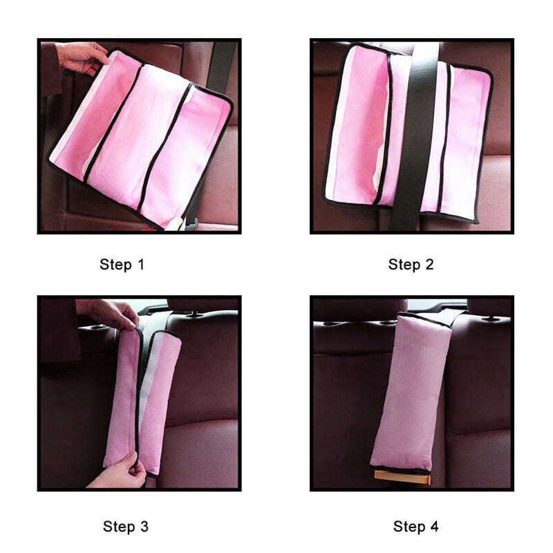 1/2× Children Kids Safety Seat Belt Cushion Pillow Harness Pad Shoulder Cover AU – Compatible with Seat