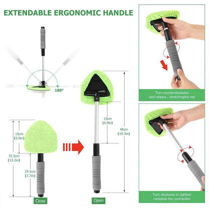 Auto Window Cleaning Windshield Cleaner Wiper Glass Windscreen Car Brush Tool