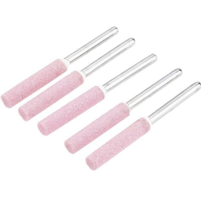 10 Chainsaw Sharpener Burr Grinding Stone File Chain Part Sharpening 4/4.8/5.5mm