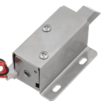 Up Electronic Solenoid Long Latch + Buckle Lock 12V 0.6A Electric Assembly