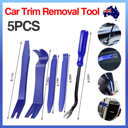 5PCS Car Trim Removal Tool Auto Hand Tools Pry Bar Dash Panel Door Interior Kit