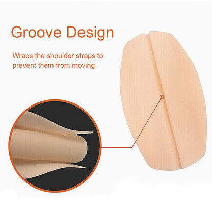 Silicone Non-slip Shoulder Pads Bra Strap Cushions Holder Underwear Pain Relief