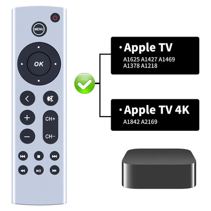 Replacement Remote for Apple TV 4K HD A2843 A2737 A2169 A1842 A1625 Controller